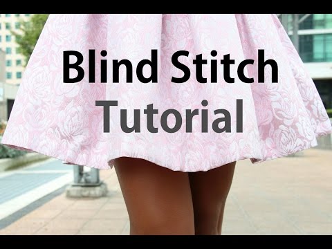 How To Do A Blind Stitch