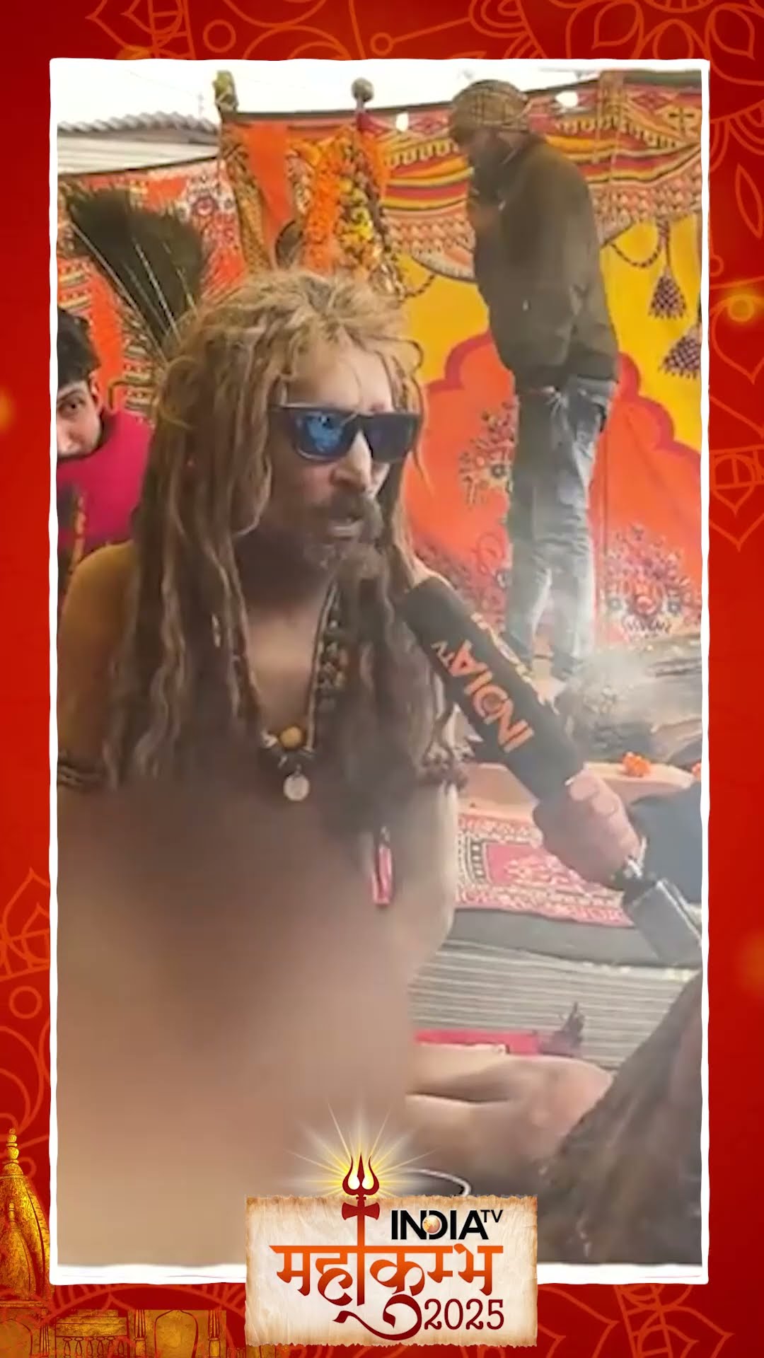 #mahakumbh2025 में आए बाबा को आया आनंद #cmyogi #paryagraj #mahakumbh #indiatv