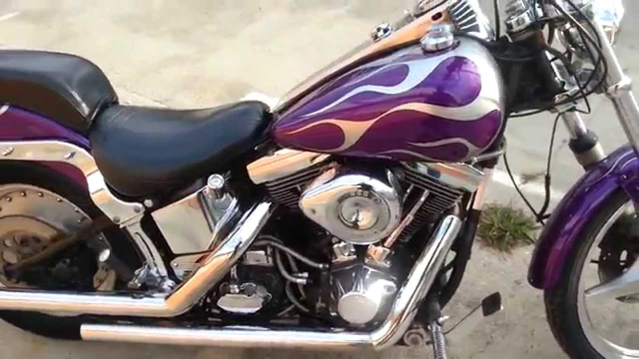 1986 harley softail custom 104 cube 110 hp for sale YouTube