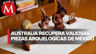 Australia regresa 4 piezas arqueológicas a México; ¡fueron compradas en línea!