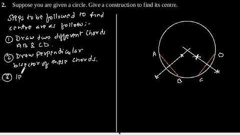 CBSE Class-9 Maths NCERT solution - Circles - Exercise 10.3 - Problem 2
