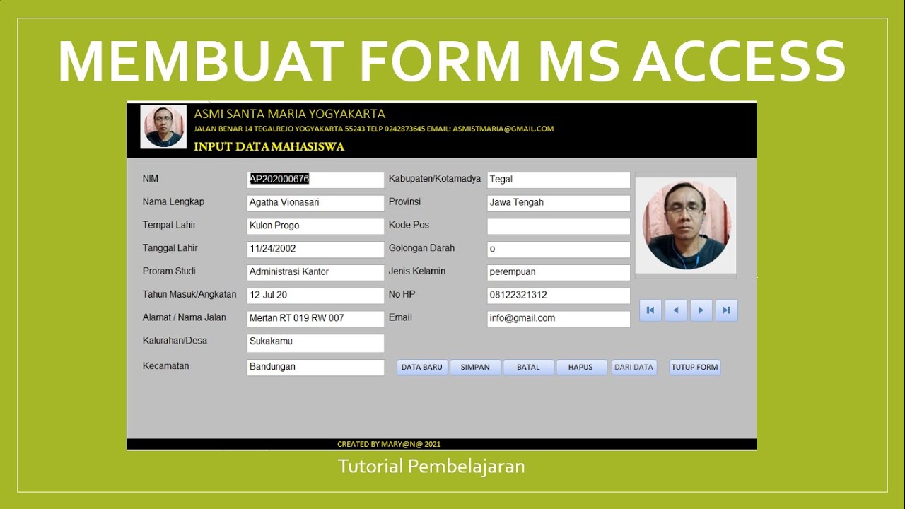 membuat form 2 - YouTube