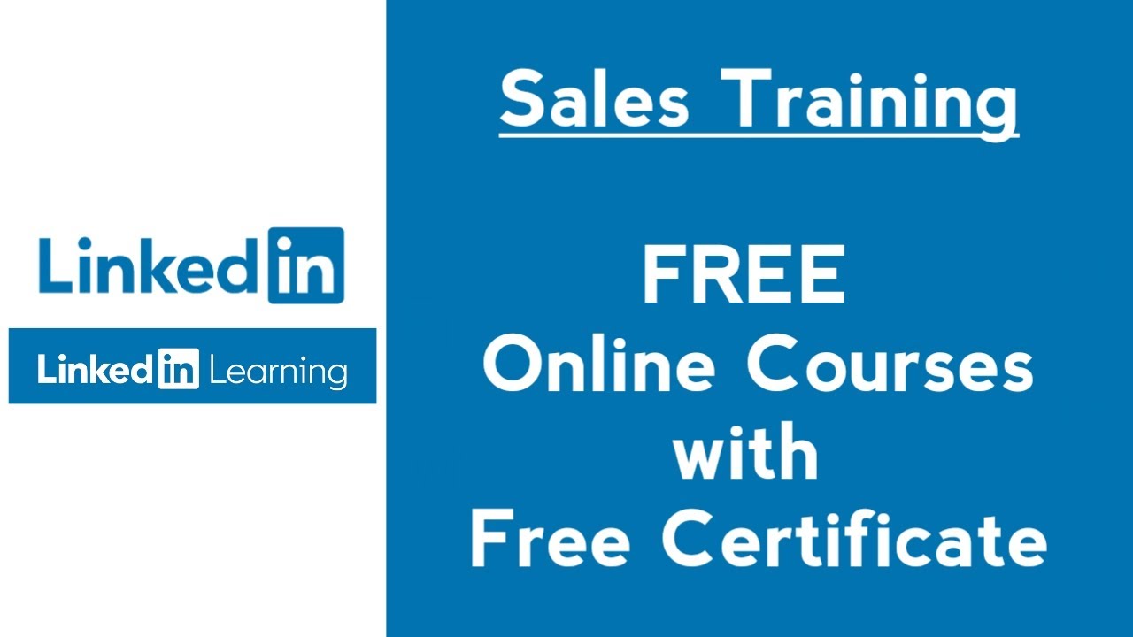 12 Free Online Courses with Certificates for Sales