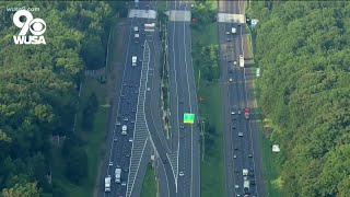 Traffic update: Expect delays on northbound I-95 lanes in Virginia following accident