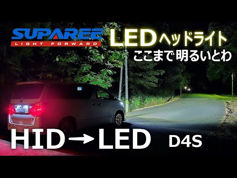 🔥【SUPAREE】 D4S LED Headlights, Inspection-Ready! 18000lm Ultra