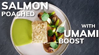 How to poach FISH IN UMAMI | Fine dining SALMON & DASHI recipe