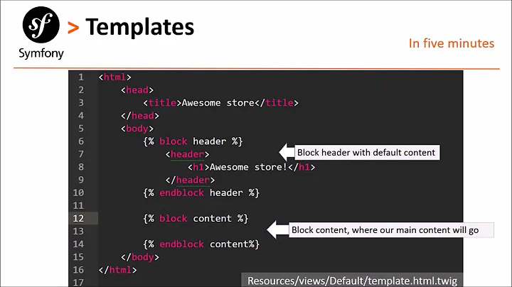 Symfony 2 # Episode 4: twig templates and views