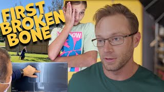 Our First Broken Bone and it was Caught on Camera!  Doctors visits, X Rays and much more!