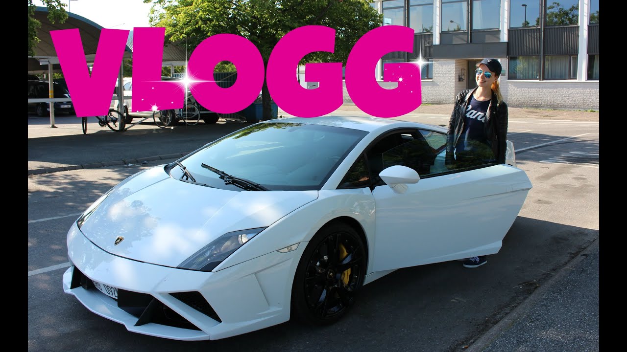 ♡ VLOGG - Kör Lamborghini (En dag med pappa) ♡