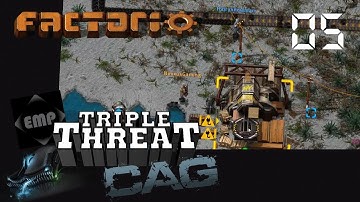 Factorio Triple Threat | Pyanodon Mods Ep. 05 - Stacking + Red Science Online | Factorio Multiplayer