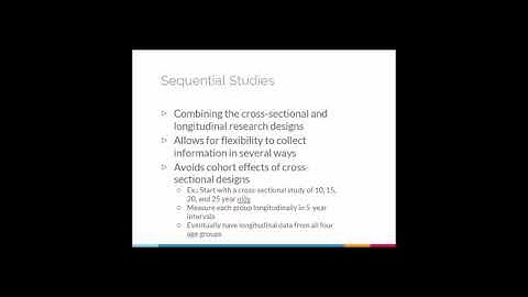 1 10 Developmental Research Designs Video