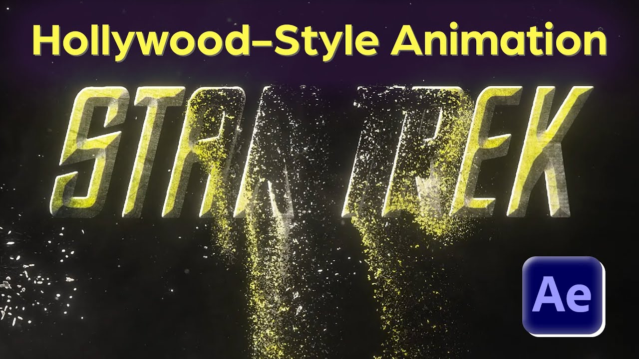 Hollywood-Style Cinematic Logo Animation | Beginners After Effects Tutorial | (No PlugIns)