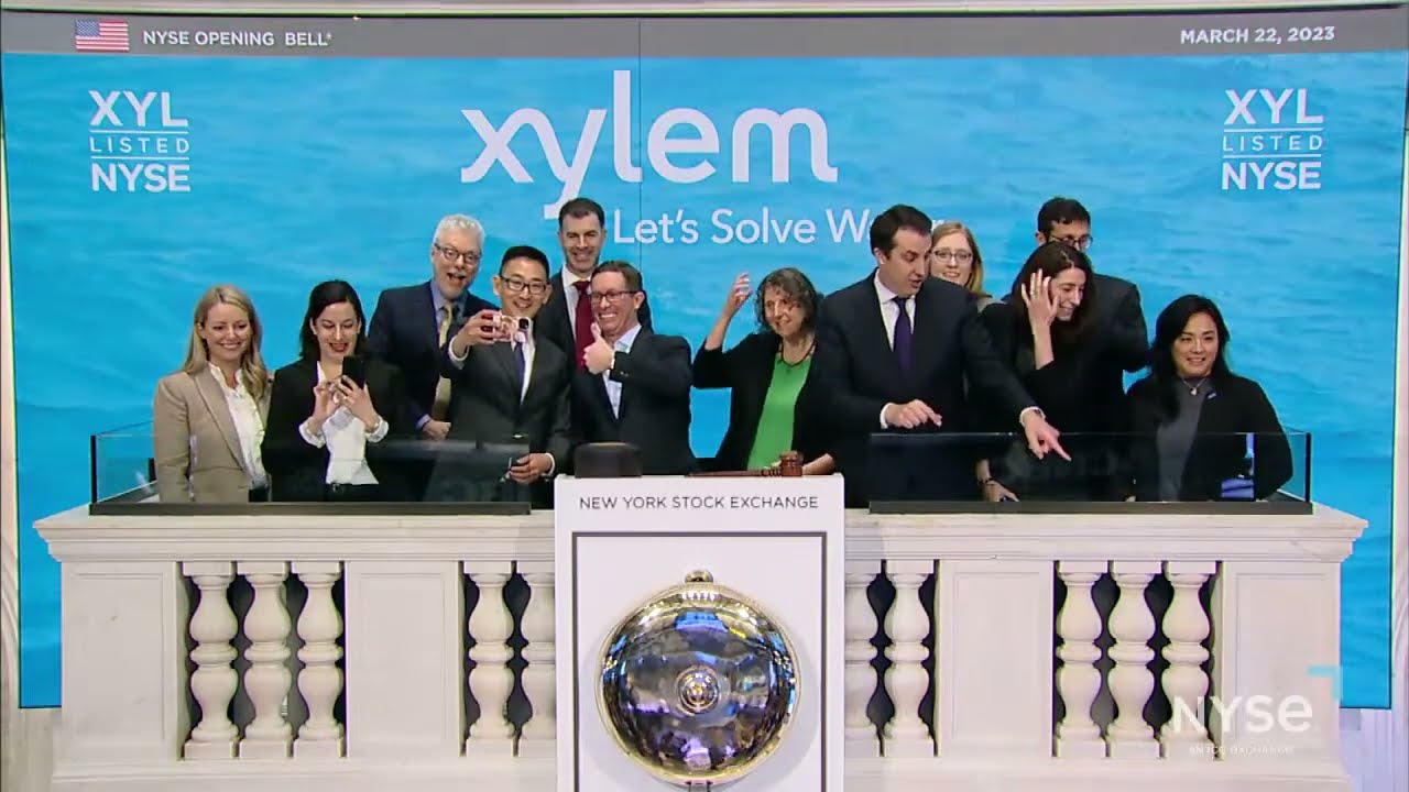 The NYSE Xylem in celebration of World Water Day 2023 XYL