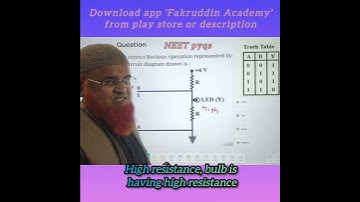 Logic gates class 12 | NEET 2024 | Physics | #shorts