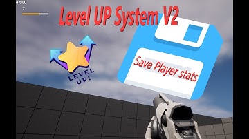 Level Up System Save game, UE5 player stats tutorial for beginners