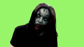 Green Screen ZOMBIE FACE HD