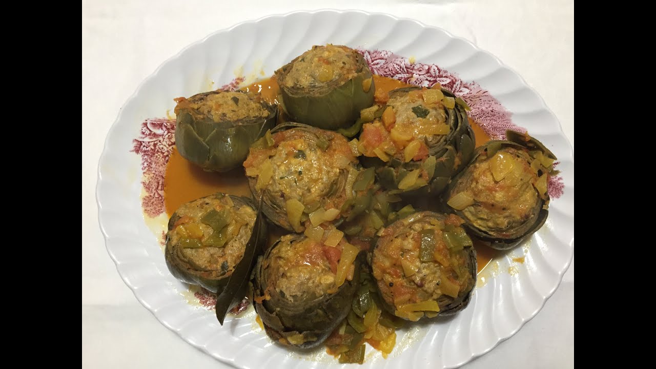Las Recetas de la Abuela Luisa Alcachofas Rellenas