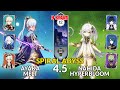 45 spiral abyssayaka melt  nahida hyperbloom  floor 12  9 stars  genshin impact