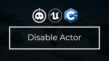 UE4 C++ Tutorial - Disable Actor - UE4 / Unreal Engine 4 Intro to C++