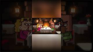 Pandas, Romance, and a Pixelated Fall in Minecraft #shorts