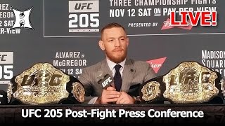 UFC 205: Post Fight Press Conference With McGregor, Woodley, Wonderboy, Weidman, Dana \& More (LIVE!)