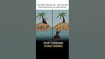 Stop Waiting, Start Doing 💪 | Life Won’t Rescue You, But You Can! #Motivation #Shorts