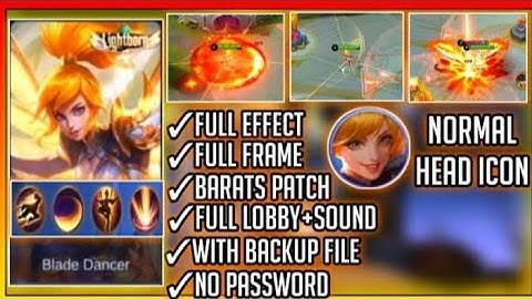 Fanny Revamp  Lightborn Skin Script  Full Effect With Real Voice + Backup File  Barats Patch No PW