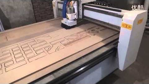 Rhino R-1530 CNC Router cutting MDF video At customer shop