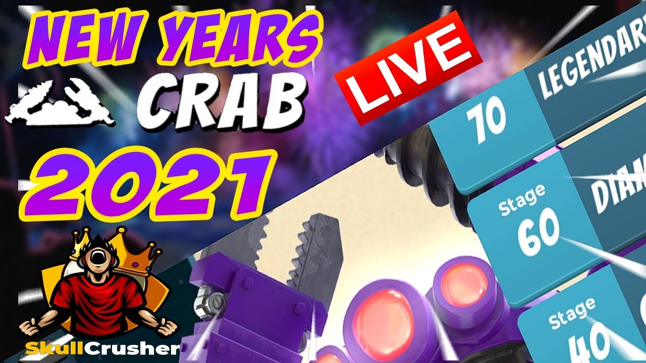 [Stages 1-85] SkullCrusher VS. NEW YEARS MEGA CRAB LIVE LEGENDARY PUSH [Boom Beach]