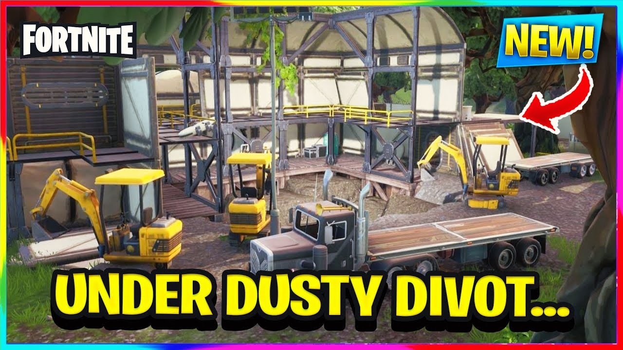 *NEW* HERE'S WHAT'S UNDER DUSTY DIVOT! | Fortnite Battle Royale Dig Site Event