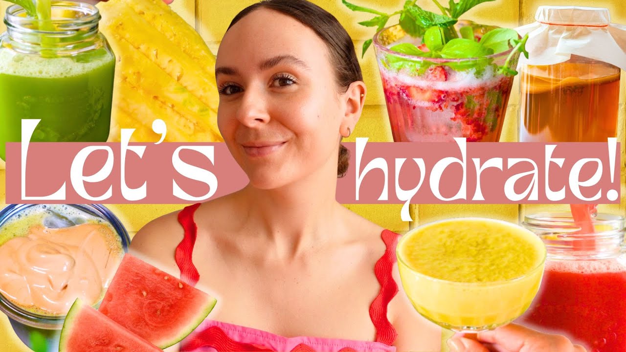 SO TRINKST DU GENUG » Hydration im Sommer: Drinks, Cocktails, Säfte & Smoothies | FOOD FRIDAY