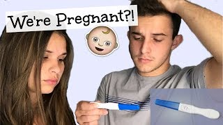 I&#39;m Pregnant Prank on my Fiancé! (POSITIVE TEST- HE FALLS FOR IT)