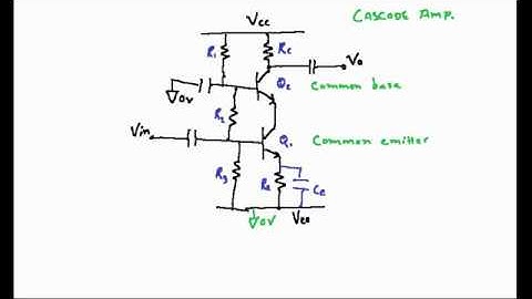Analogue electronics 94: Other transistor circuits 8 - The cascode amplifier
