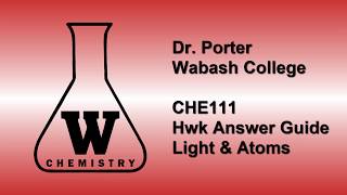 CHE111 Hwk (Due 9/6) Fall2019 - Porter