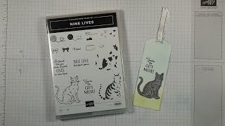 How to Create a Youre The Cats Meow Bookmark