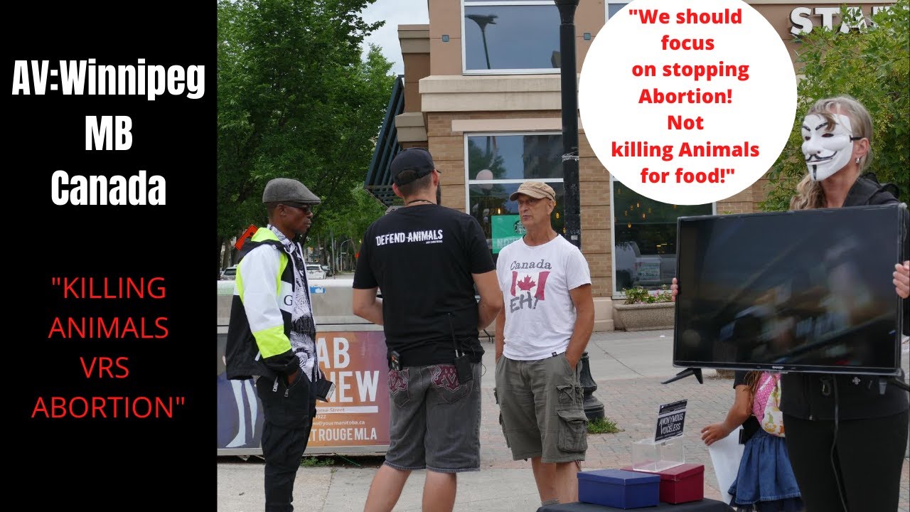 Not Killing Animals for Food Vs Stopping Abortions - YouTube
