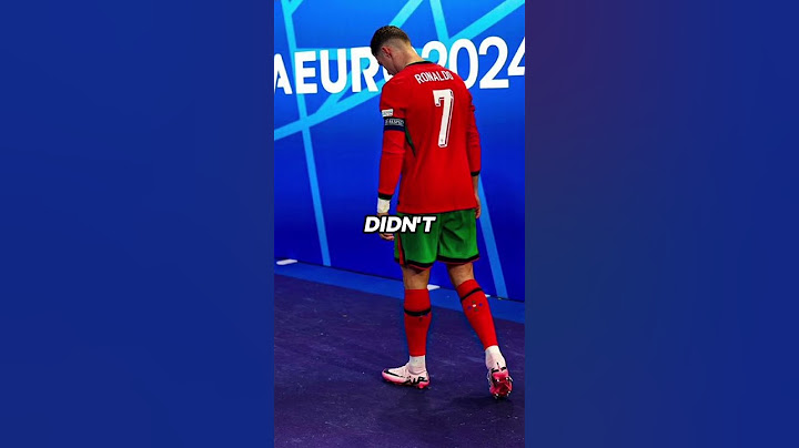 CRISTIANO RONALDO WAS ELIMINATED FROM EURO 2024 😭