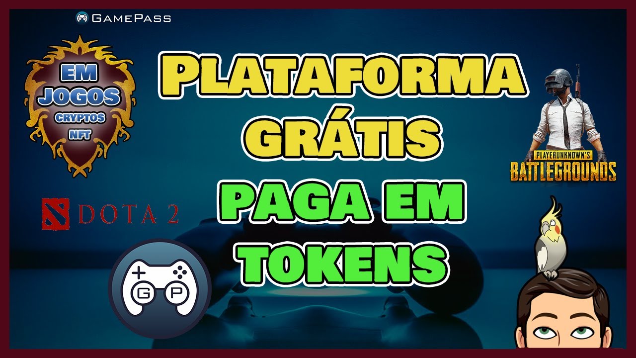 PLATAFORMA GRÁTIS DE JOGOS (PUBG, DOTA2) PAGA EM TOKENS - GAMEPASS NETWORK  