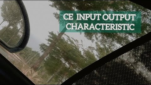 How to do CE Input Output Characteristic using proteus