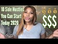 10 SIDE HUSTLES YOU CAN START TODAY 2020 ✨| Ways To Make MONEY in 2020