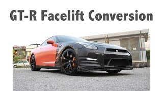 GTR R35 Bodykit Facelift Coversion Carbon Fiber by Links