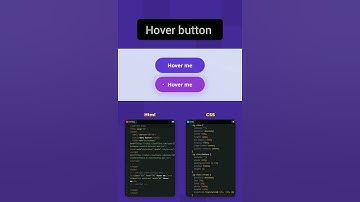 Hover button code in html, css #codingin17 #html #css