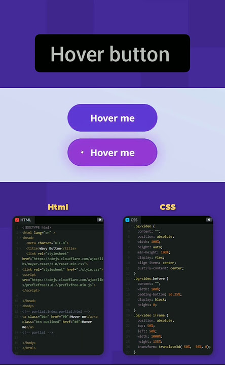 Hover button code in html, css #codingin17 #html #css