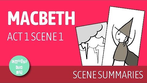 Macbeth Act 1 Scene 1 - Summary and Analysis