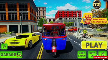 Tuk tuk chingchi Rickshaw : City Rickshaw Driver - Best Tuk Tuk Rickshaw Android Gameplay 2020 HD
