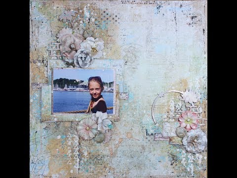 Mixed Media Layout ~ Spring Grunge ~ By Heather Thompson
