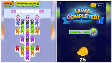 Bus jam Level 43 Walkthrough Solution 