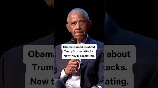 Obama On Press Ban