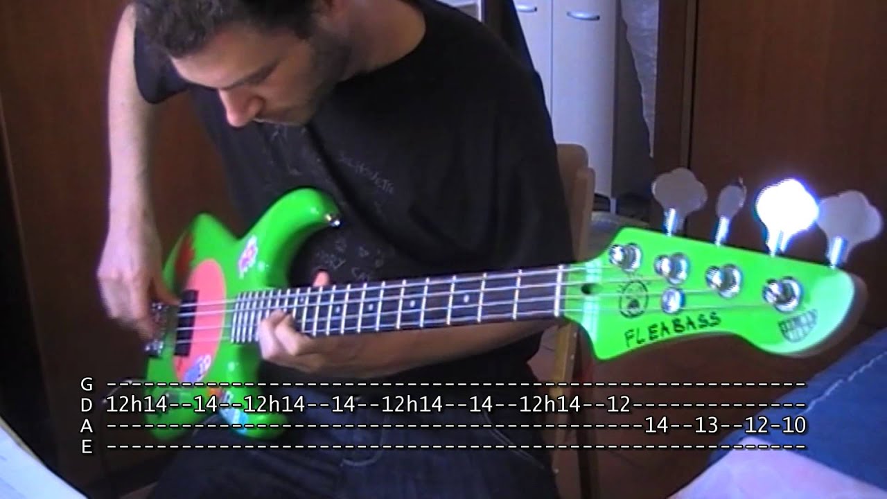 Around The World Bass Tab Red Hot Chili Peppers Youtube