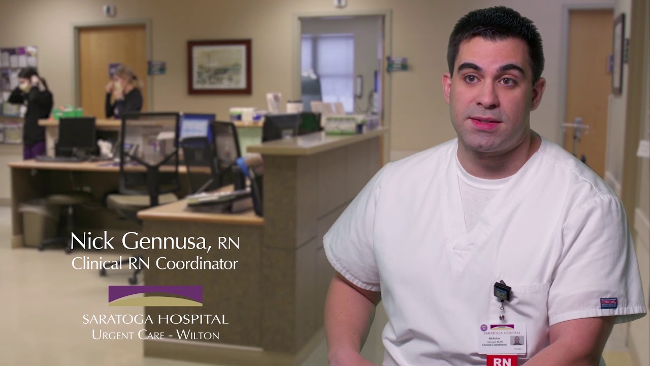 Saratoga Hospital Urgent Care Wilton Nick Gennusa, RN (15 sec